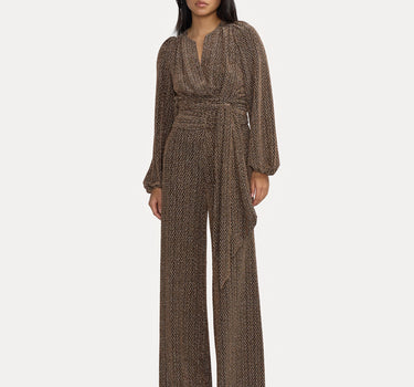 Combinaison Irene - Lamé Carreaux Doré