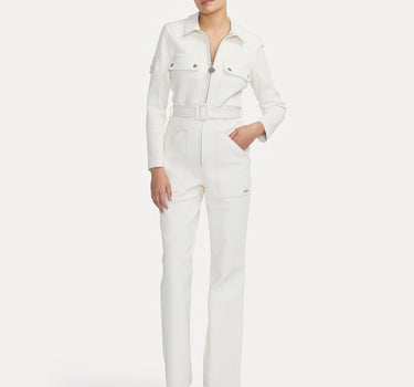 Combinaison Sabine - Cuir Blanc